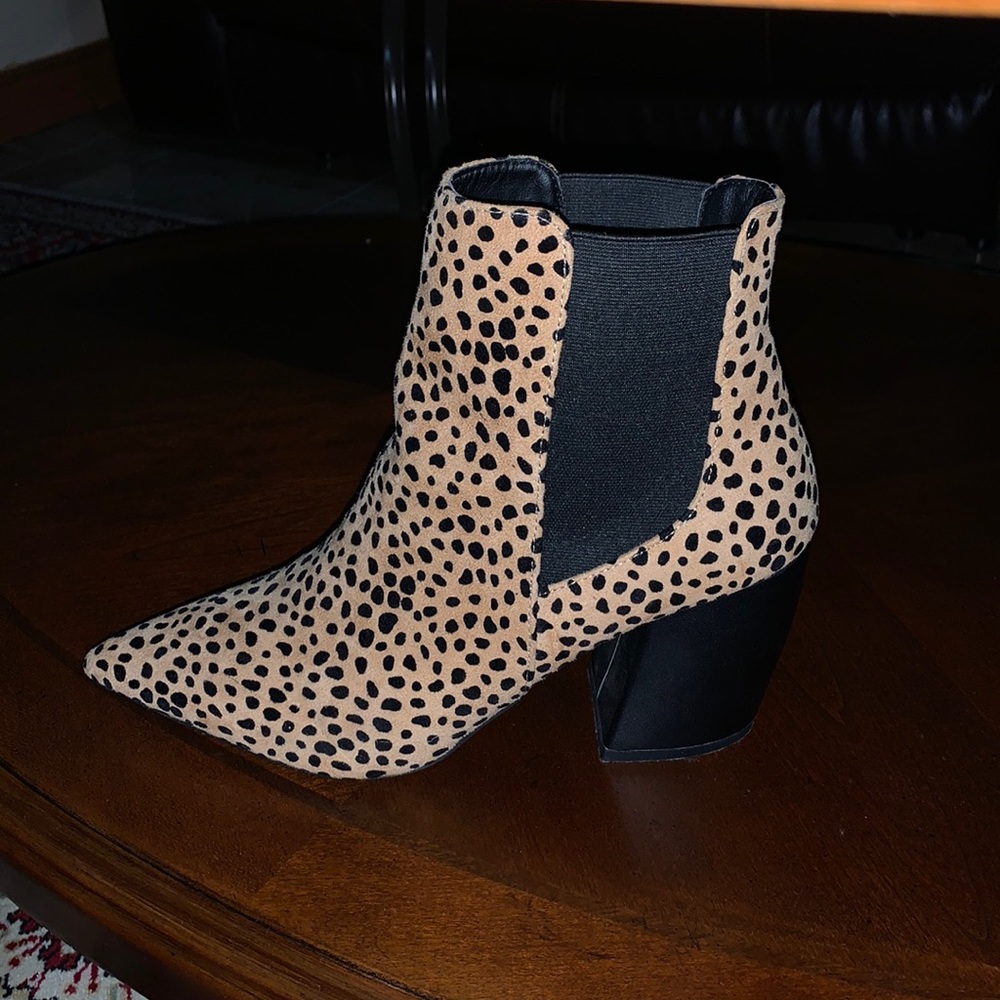 Leopard booties